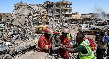 Easleigh collapsed building